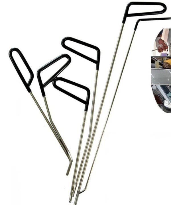 Q1 6 in 1 Car Paintless Dent Repair Hail Remover Hooks Rods Kit