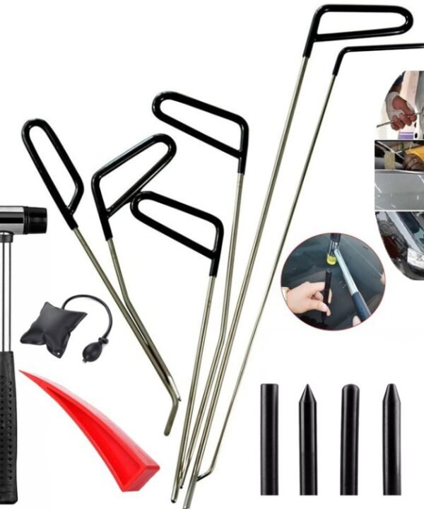 Q1 14 in 1 Car Paintless Dent Repair Hail Remover Hooks Rods Kit