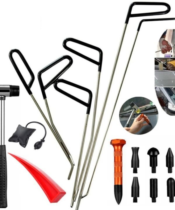 Q1 18 in 1 Car Paintless Dent Repair Hail Remover Hooks Rods Kit