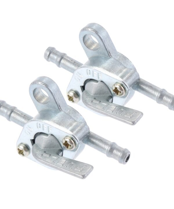2pcs 6mm Motorcycle Scooter Fuel Tap Gas Petrol Valve Fuel Tank Switch