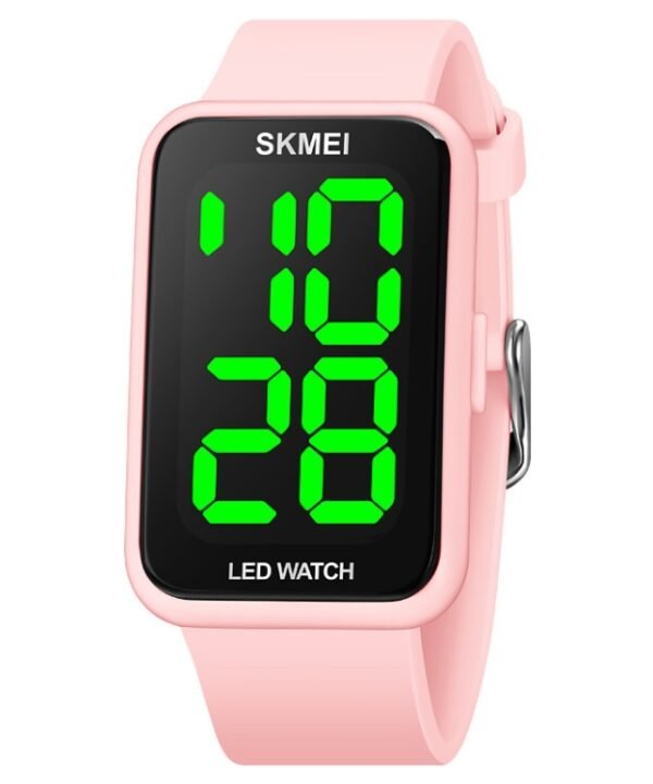 SKMEI 1873 PU Strap Waterproof LED Electronic Watch