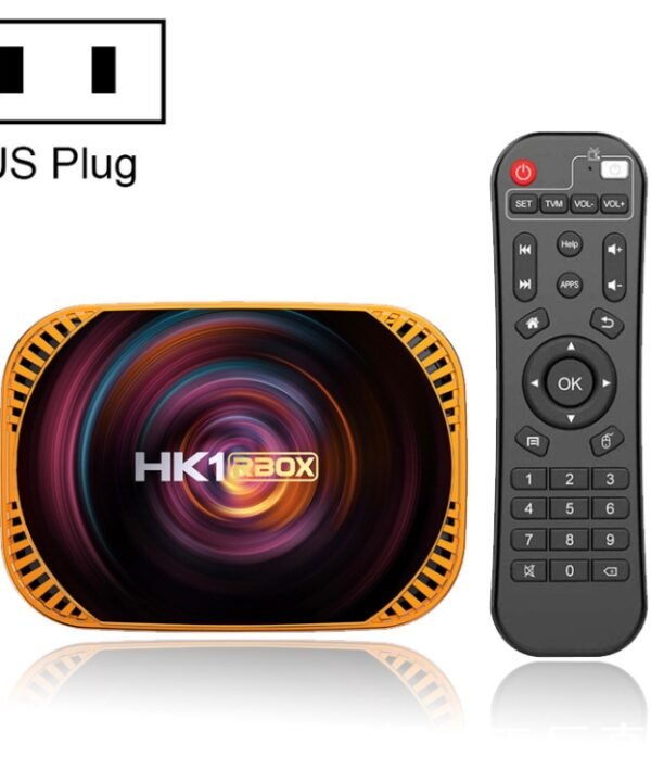 HK1RBOX X4 4K TV Box, Android 11 Amlogic S905X4 CPU with RC, 4GB+32GB, 4GB+64GB, 4GB+128GB