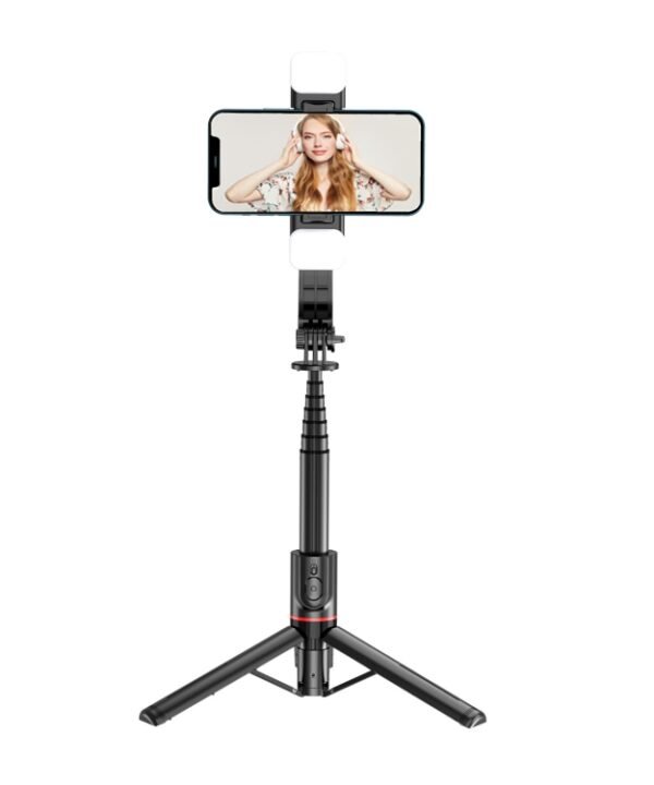 L12D Bluetooth Remote Control Detachable Fill Light Tripod Selfie Stick Phone Holder