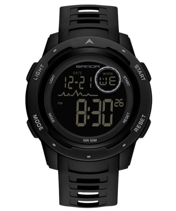 SANDA 2125 Luminous Waterproof Dual Display Electronic Watch