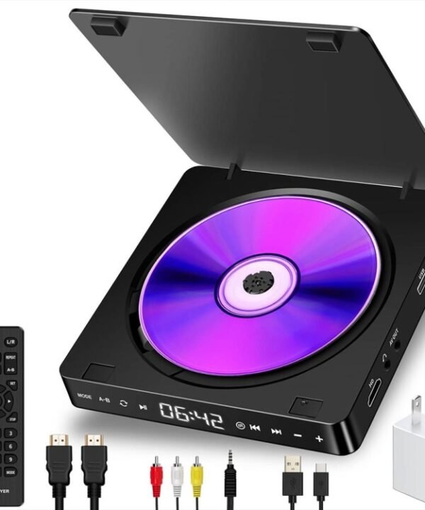Kecag KC-708 Home Plug-in Mini HD DVD Player, Mini HD DVD Player(Black)