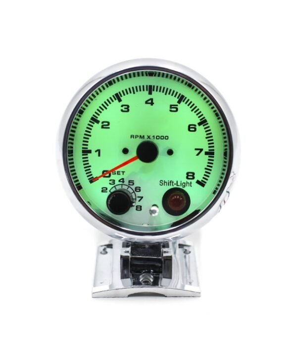 Car Modified 7 Background Lights Tachometer 0-8000RPM for 4/6/8 Cylinder Engines