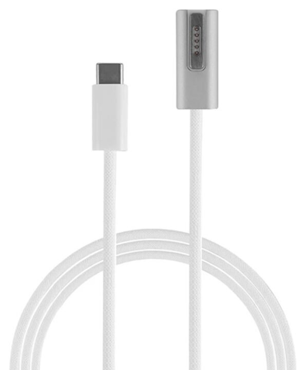 100W 5 Pin MagSafe 1 (L-shaped) to USB-C / Type-C PD Charging Cable, Cable Length: 1.8m