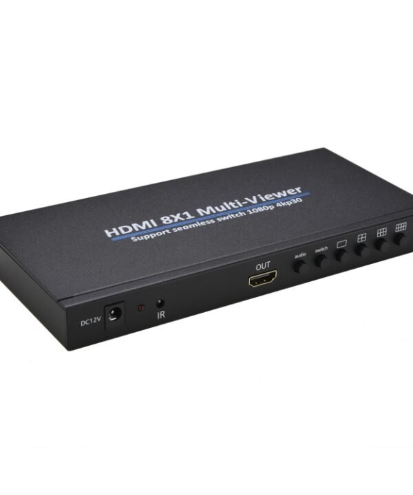 NK-818 HDMI 8x1 Multi-Viewer Supports Seamless Switch 1080P, US Plug