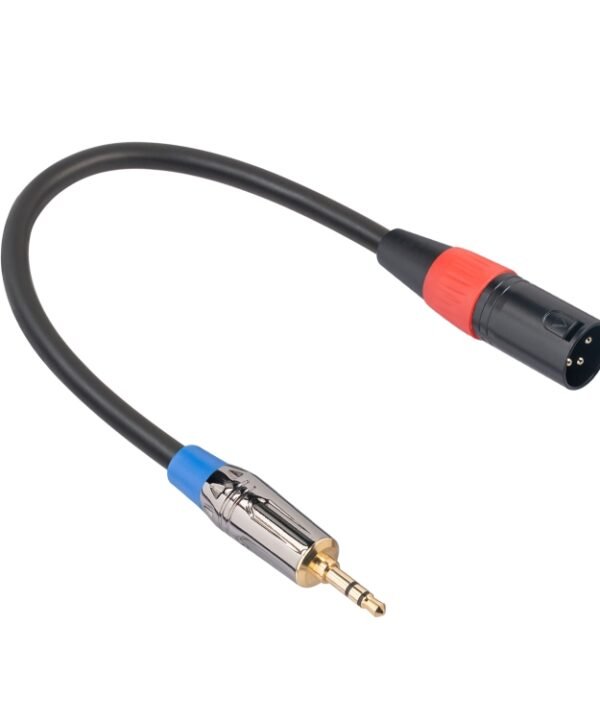 TC194BUXK108-03 3.5mm TRS Male to XLR 3pin Male Microphone Audio Cable, Length: 30cm