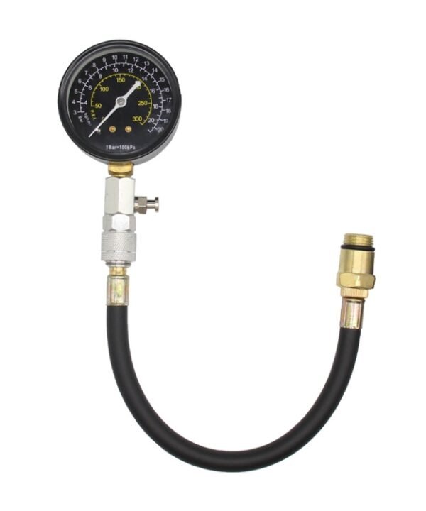 Car Engine Cylinder Compression Test Pressure Gauge
