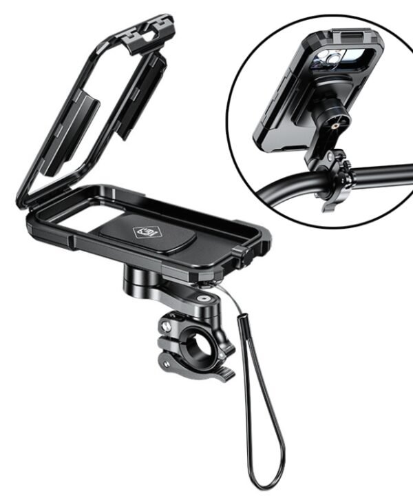 Kewig M18L-QD Motorcycle / Bicycle Waterproof Quick Release Mobile Phone Holder