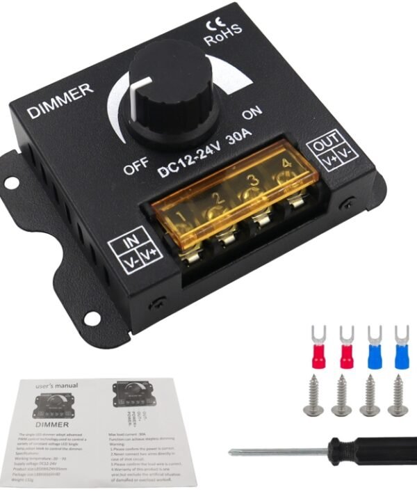 LED Controller Knob Hand Dimmer with terminal kit