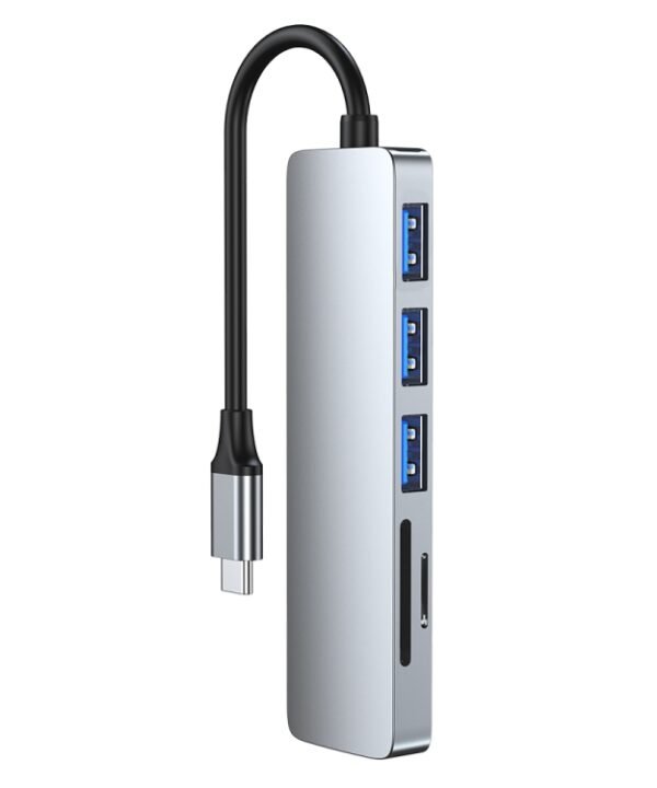6-in-1 USB-C / Type-C to USB Docking Station HUB Adapter