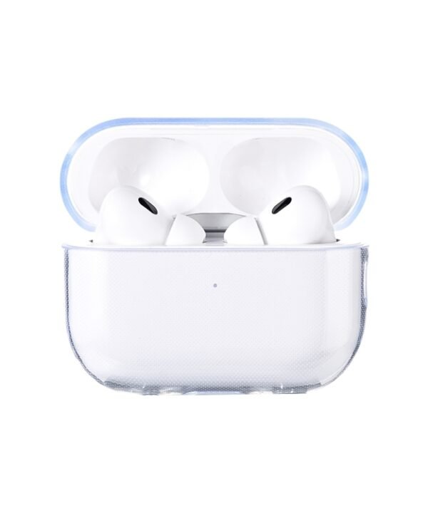 For AirPods Pro 2 Earphone Transparent TPU Protective Case