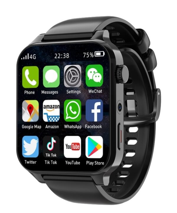 Rogbid Brave 3 1.99 inch TFT Screen Android 10 LTE 4G Smart Watch, Support Face Recognition