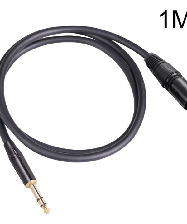 TC145BK19 6.35mm 1/4 inch TRS Male to XLR 3pin Male Audio Cable, 1m, 1.8m, 3m, 5m, 10m
