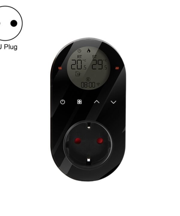 Plug-in LCD Thermostat, EU Plug, With WiFi, Without WiFi