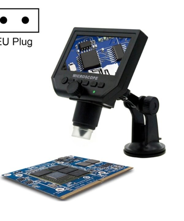 G600 600X 3.6MP 4.3 inch HD LCD Display Portable Digital Microscope, EU Plug, AU Plug, UK Plug