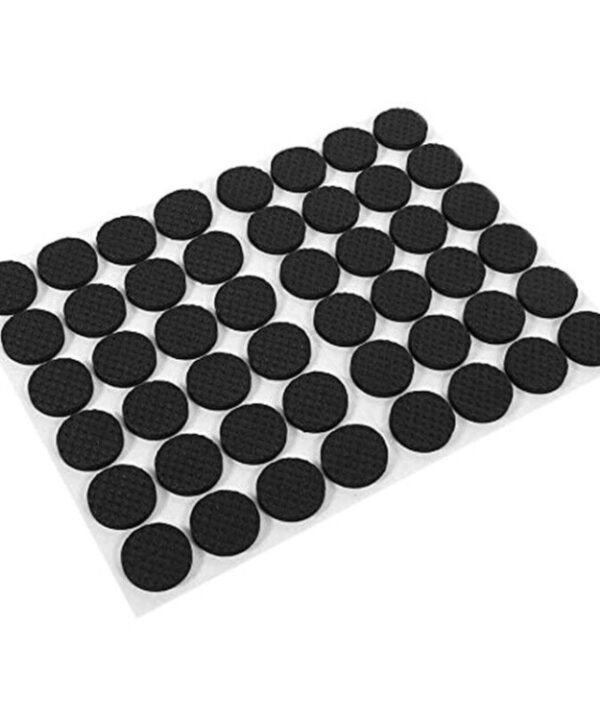 2pcs 22mm Round Plaid EVA Table Sofa Slip-proof Noise-reducing Foot Pads