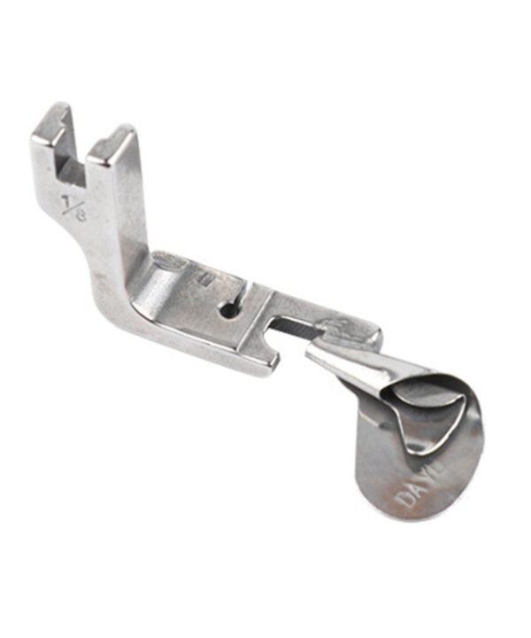 Sewing Machine Rolls Cloth Edge Presser Foot Silk Chiffon Skirt Hem Curled Pull Tube, 1/8(0.3CM), 3/16(0.5CM), 1/4(0.6M)