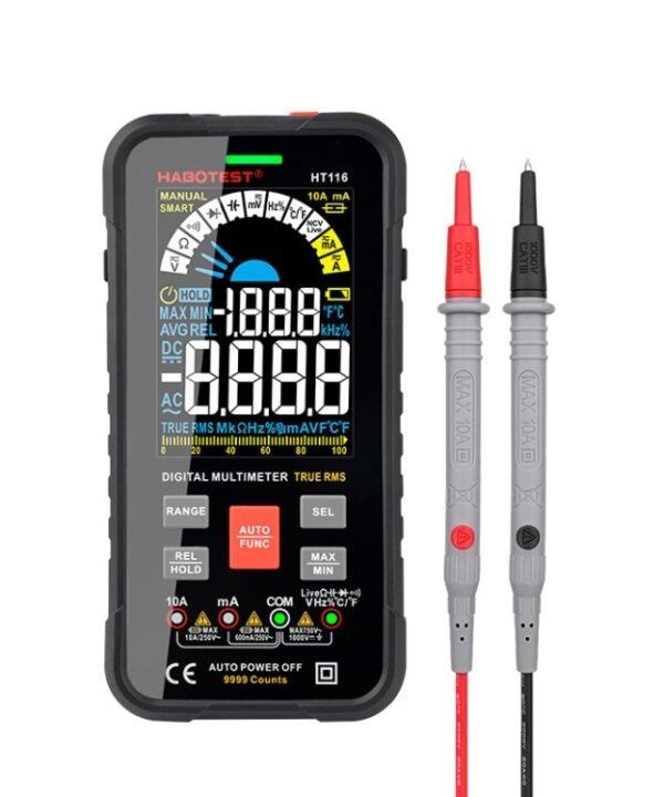HABOTEST HT116 Large Screen Smart Automatic Digital Multimeter