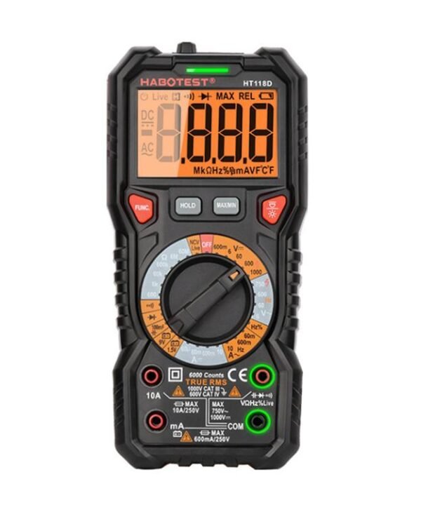HABOTEST HT118D Portable High-precision Manual Digital Multimeter
