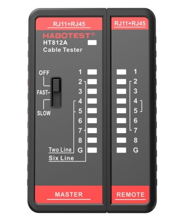 HABOTEST HT812A 2 in 1 Telephone Line Network Line Tester