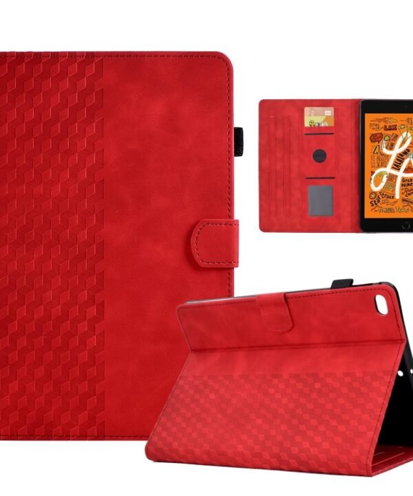 For iPad mini 5 / 4 / 3 / 2 / 1 Rhombus Embossed Leather Smart Tablet Case, For iPad mini 5 / 4 / 3 / 2 / 1