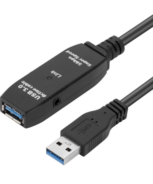 USB 3.0 Male to Female Data Sync Super Speed Extension Cable, Length:30m