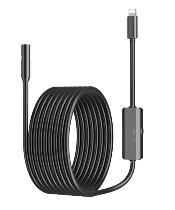AN112 IP68 8LEDS 8mm Industrial Videoscope for iPhone 8 Pin, Length:2m Flexible Line, 1m Flexible Line, 2m Flexible Line, 3.5m Flexible Line, 5m Flexible Line, 10m Flexible Line, 1m Hard Line, 2m Hard Line, 3.5m Hard Line, 5m Hard Line, 10m Hard Line