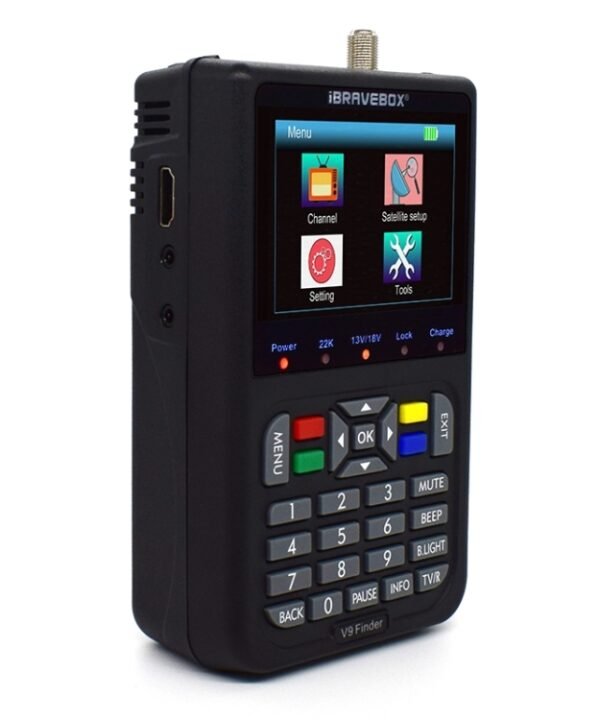 iBRAVEBOX V9 Finder Digital Satellite Signal Finder Meter, EU Plug, AU Plug, UK Plug