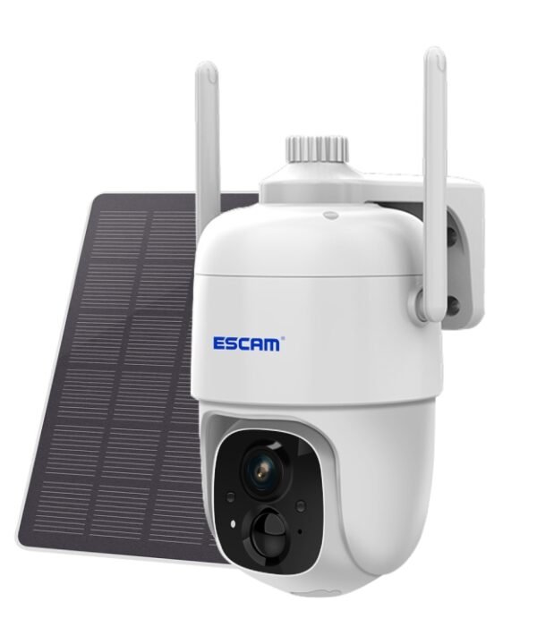 ESCAM G24 3MP WiFi Smart Night Vision Two-way Voice Intercom Solar Camera Support Full HD AI Recognition PIR Alarm