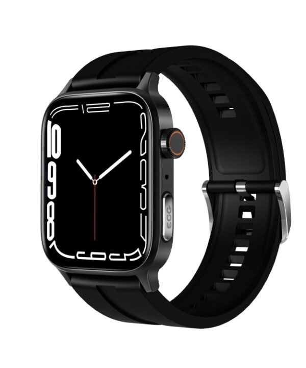 G22 1.85 inch TFT Screen Silicone Band Health Smart Watch, Support Bluetooth Call / Plateau Blood Oxygen / Body Temperature / Arrhythmia / TI Heart Rate Monitoring