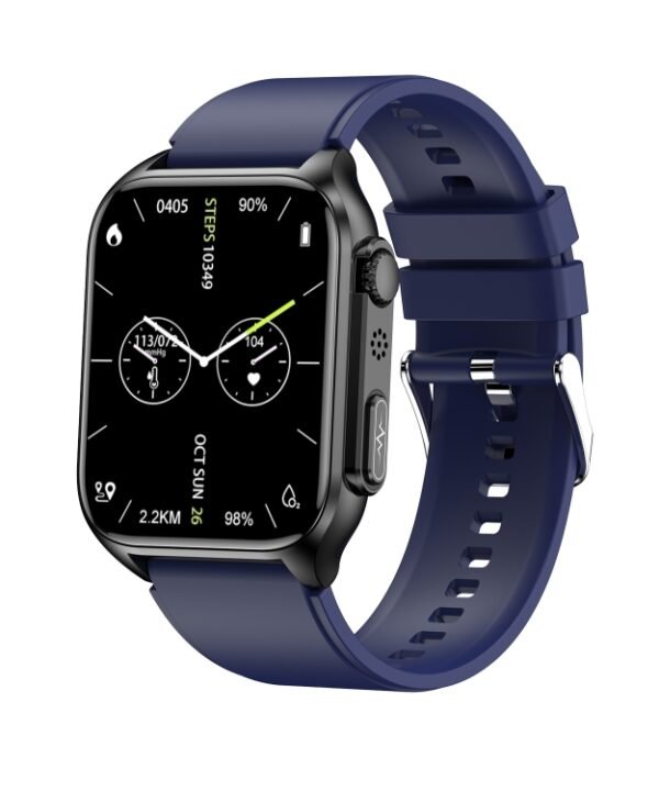 TK12 1.96 inch IP67 Waterproof Silicone Band Smart Watch Supports ECG / Remote Families Care / Bluetooth Call / Body Temperature Monitoring, Silicone Band (Blue), Silicone Band (Black), Silicone Band (Red)