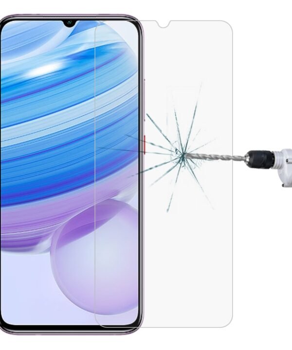 For Xiaomi Redmi 10X 4G Half-screen Transparent Tempered Glass Film