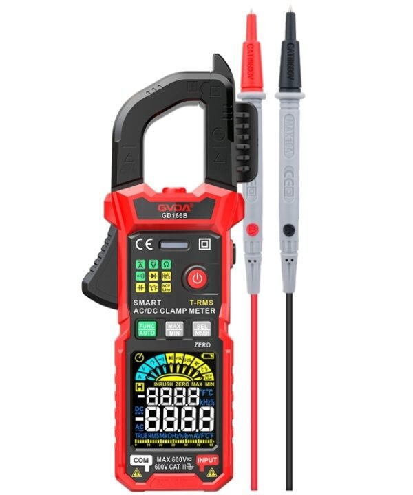 GVDA GD166B Digital Clamp Multimeter Supports DC