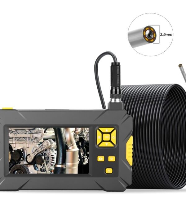 P30 3.9mm 1080P IP68 Waterproof 4.3 inch Screen Single Camera Digital Endoscope, 2m Hard Cable, 5m Hard Cable, 10m Hard Cable