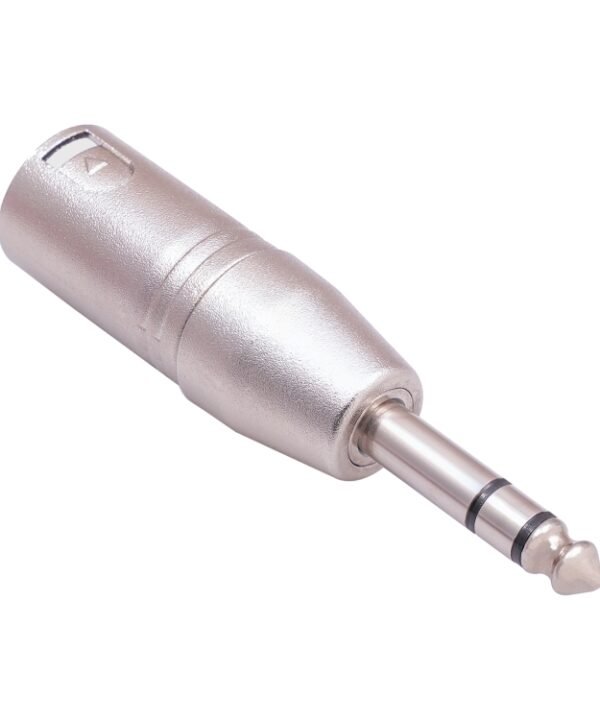LZ1180 6.35mm 1/4 TRS Male to XLR 3pin Male Adapter