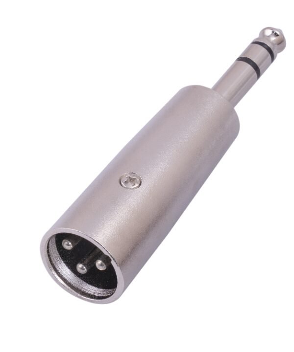 2206-1 6.35mm 1/4 TRS Male to XLR 3pin Male Adapter