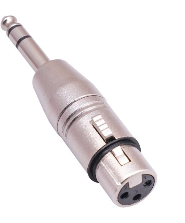 LZ1179 6.35mm 1/4 TRS Male to XLR 3pin Female Adapter
