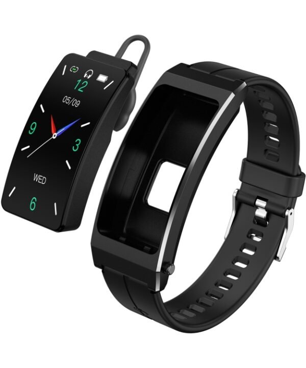 K13S 1.14 inch TFT Screen Silicone Strap Smart Calling Bracelet Supports Sleep Management/Blood Oxygen Monitoring, Silicone Strap