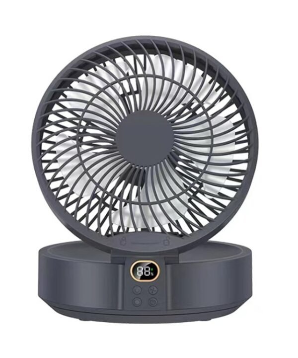 WSK302 4000mAh Swivel Head Wall Mounted Fan with Night Light