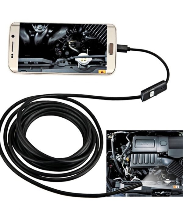 AN97 Waterproof Micro USB Endoscope Hard Tube Inspection Camera for Parts of OTG Function Android Mobile Phone, with 6 LEDs, 5.5mm, 7mm, 8mm