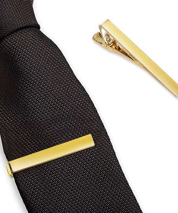 Electroplated Copper Colored Men Tie Clip