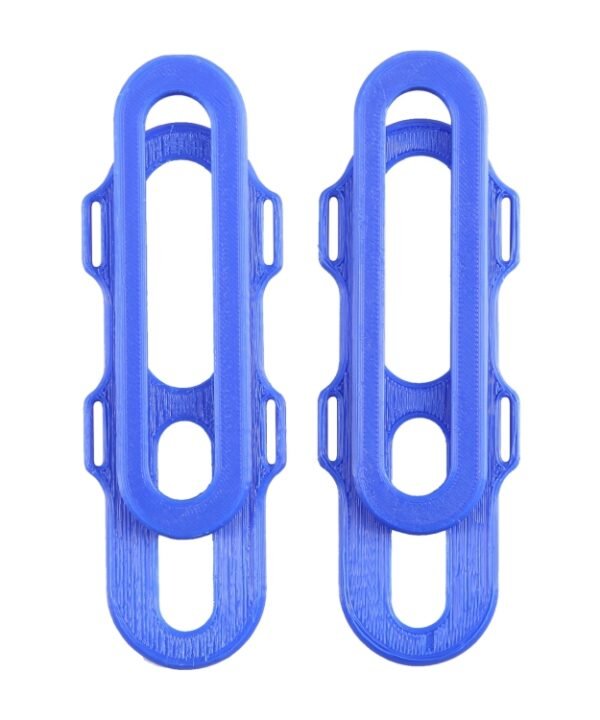 1 Pair BOBOVR M2 Headwear VR Connector Adapter for Meta Quest 3, Headwear Connector (Blue), Headwear Connector (Red)