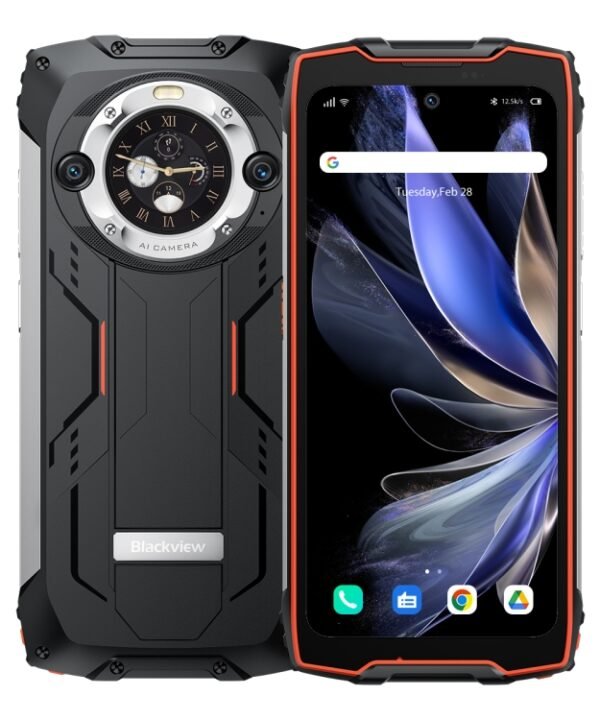 Blackview BV9300 Pro, IP68/IP69K/MIL-STD-810H, 6.7 inch + 1.32 inch Android 13 MediaTek Helio G99 Octa Core, Network: 4G, NFC, OTG, 8GB+256GB, 12GB+256GB