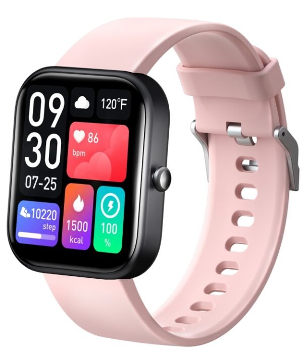 GS5 2.0 inch Fitness Health Smart Watch, BT Call / Heart Rate / Blood Pressure / MET / Blood Glucose