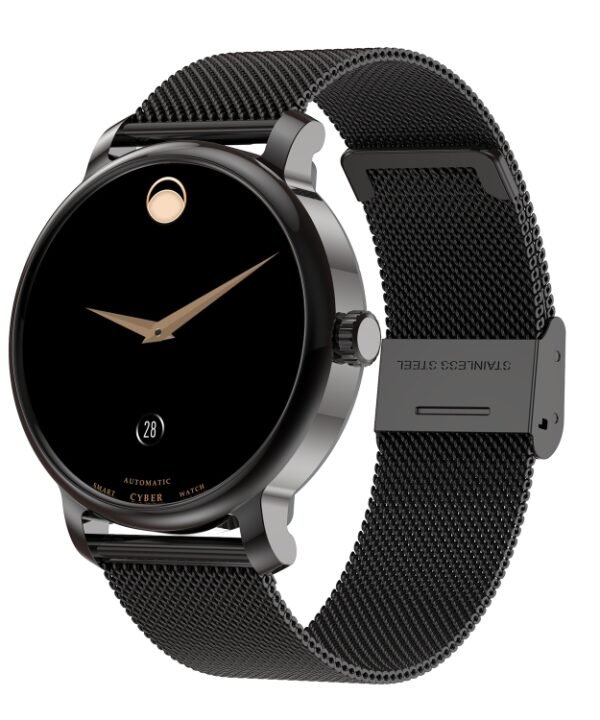 LEMFO LF35 1.43 inch AMOLED Round Screen Steel Strap Smart Watch Supports Blood Oxygen Detection