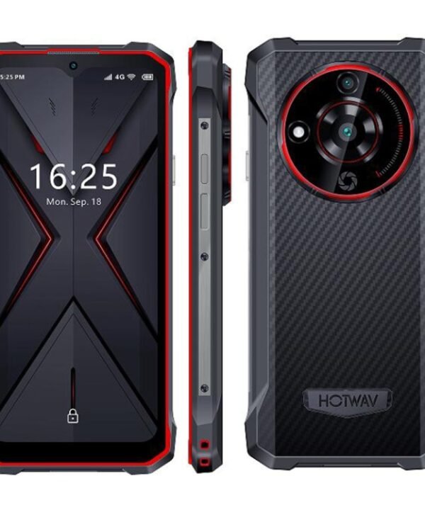 HOTWAV T7 Rugged Phone, 6280mAh, 6.52 inch Android 13 MT8788 Octa Core, Network: 4G, OTG, 4GB+128GB