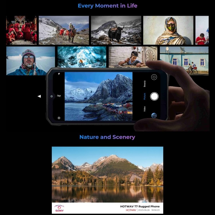HOTWAV T7 Rugged Phone, 6280mAh, 6.52 inch Android 13 MT8788 Octa Core, Network: 4G, OTG, 4GB+128GB - Image 15